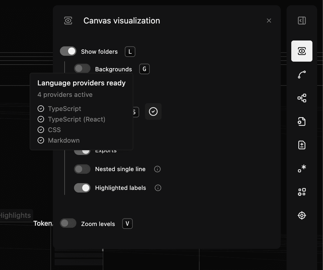 Language providers status
