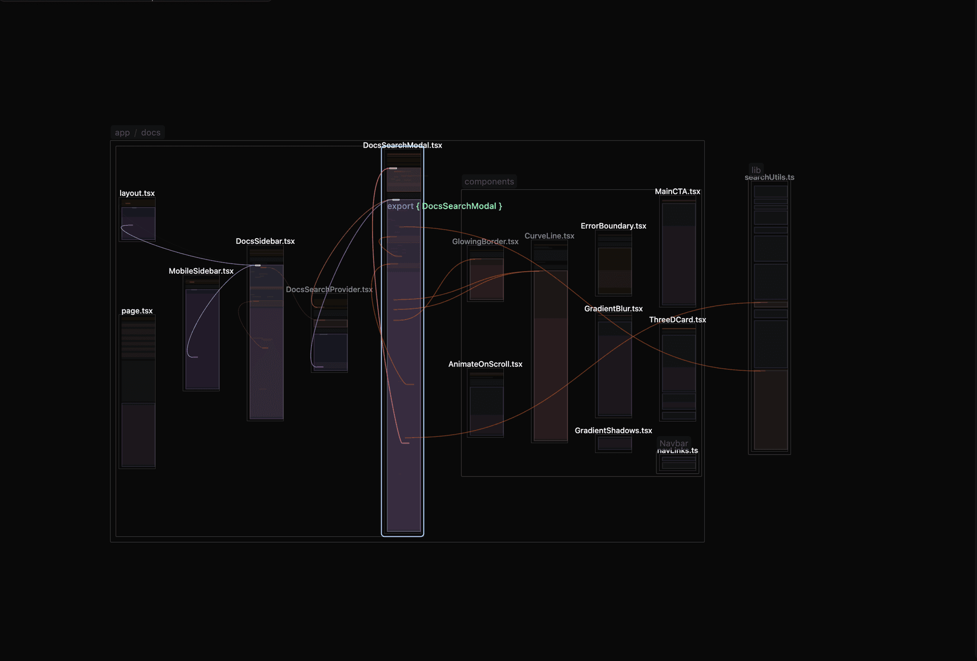 Symbol highlights and token selection